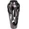 19" Black Aluminum Drip Vase with Melting Designed Body